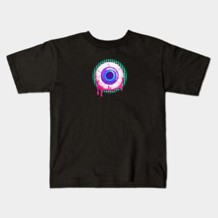 Trippy Melted Eye Kids T-Shirt